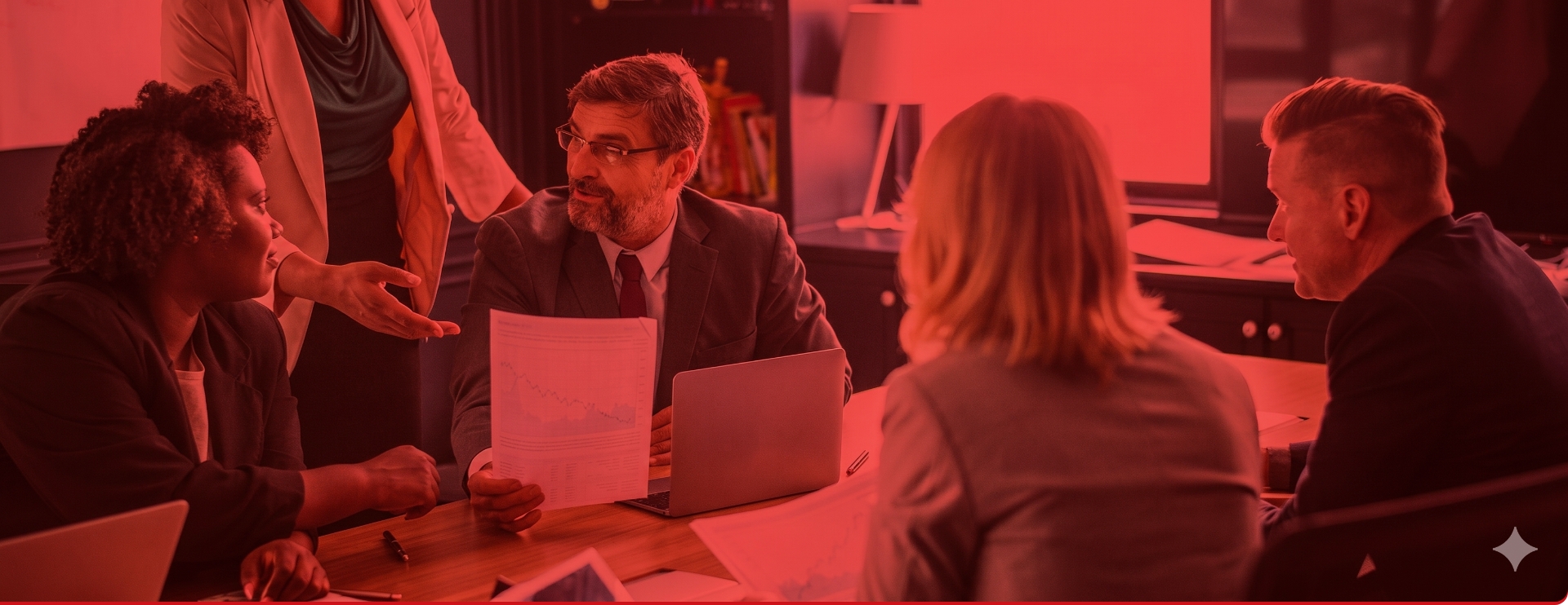 Equipe em reunião estratégica de tecnologia e gestão pública